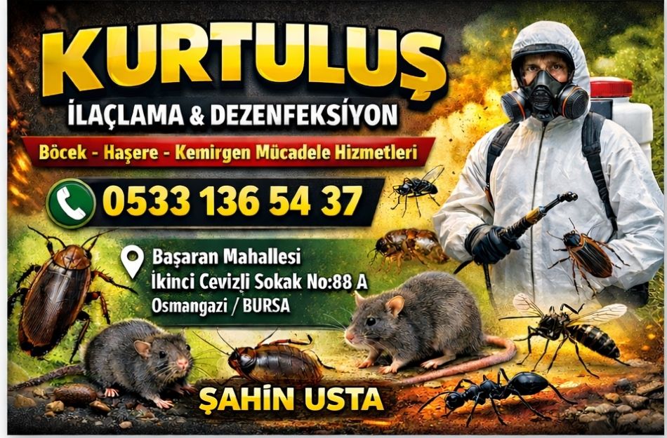 Bursa Böcek İlaçlama Firmaları